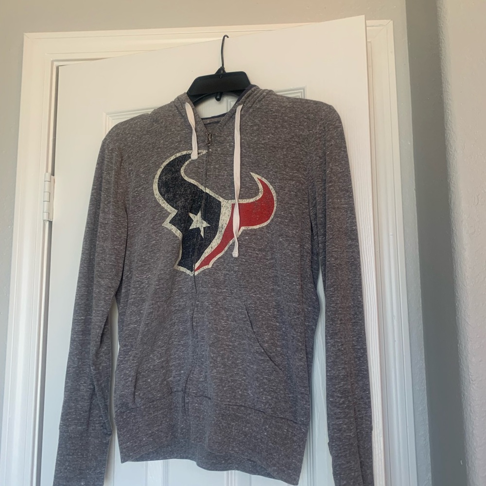 Texans zip up hoodie